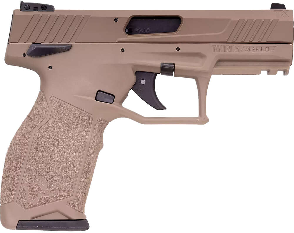 Handguns Taurus USA TX22 22LR TAURUS TX22 G2 22LR 4.6" OR 22RD FDE